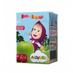 Нектар Маша и медведь 200 мл яблоко вишня