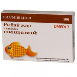 Рыбий жир Биафишенол 100 шт. капс. 0.25 г