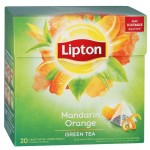 Чай, Lipton (Липтон) ф/пак. 1.7 г №20 зеленый мандарин апельсин в пирамидках