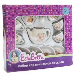 Набор игрушек EstaBella Подарочный набор Керамическая посудка для чая