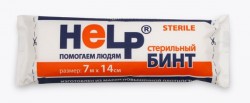 Бинт стерильный Help р. 7мх14см 36 г/м кв.