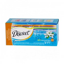 Прокладки женские ежедневные Discreet весенний бриз део мультиформ 60 шт.