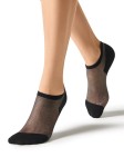 Носки женские, Omsa (Омса) р. 35-38 2 шт арт. 251 Эко суперукороченные nero