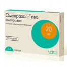 Омепразол-Тева, капс. кишечнораств. 20 мг №14